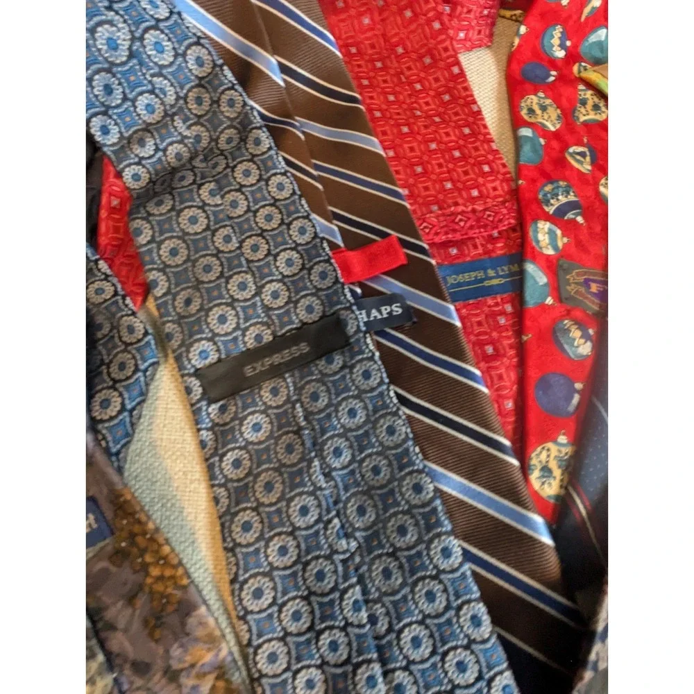 10 Pcs Neckties Lot Mix Wear‎ w/ Dior, Tommy Etc